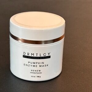 DRMTLGY Pumpkin Enzyme Mask Exfoliate Hydrate Face 5.5 oz 156g 59310A Renew